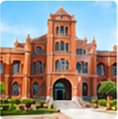 Red-brick university building